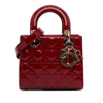 Dior Small Patent Cannage Lady Dior (MLB-PZW9FC)
