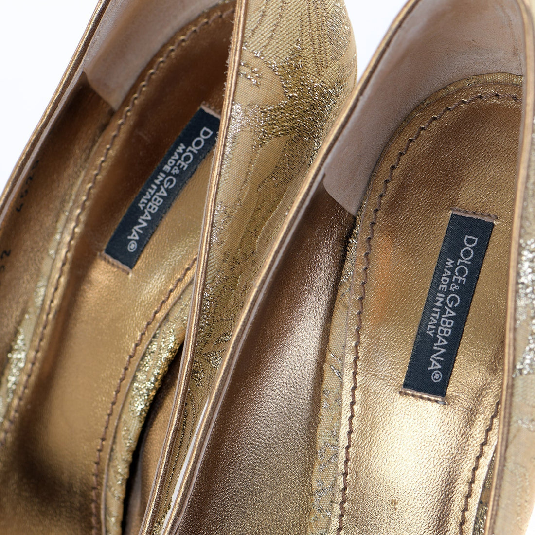 Brocade Pointed Court Shoes