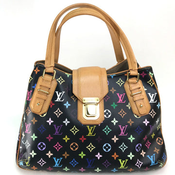 LOUIS VUITTON Handbag M93555 Monogram multicolor canvas black Monogram multicolor Greet Women Used