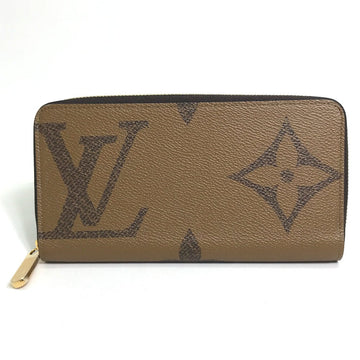 LOUIS VUITTON Long Wallet Purse M69353 Monogram giant canvas Brown Monogram Giant Zippy wallet Women Used