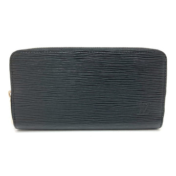 LOUIS VUITTON Long Wallet Purse M64838 Epi Leather black Epi Zippy wallet mens(Unisex) Used