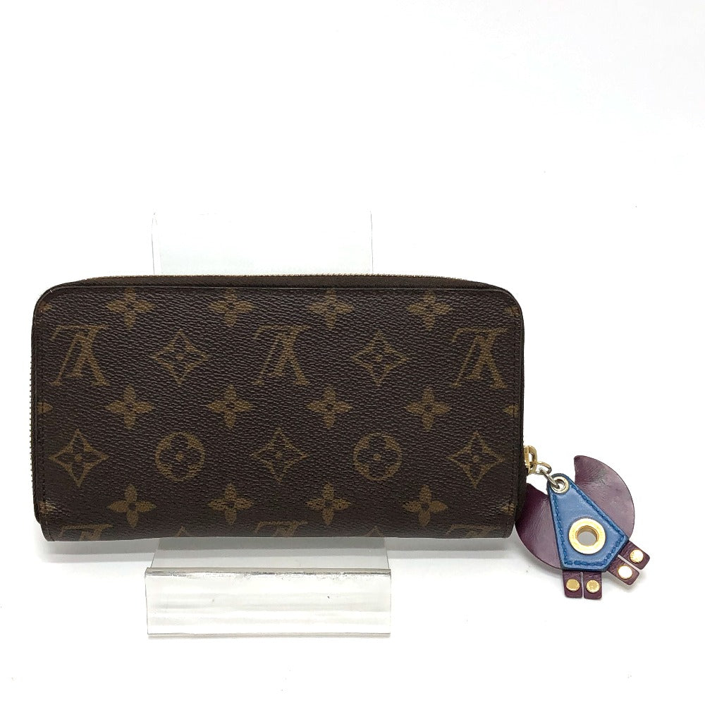LOUIS VUITTON Long Wallet Purse M61364 Monogram canvas Brown Monogram zippy wallet totem Women Used