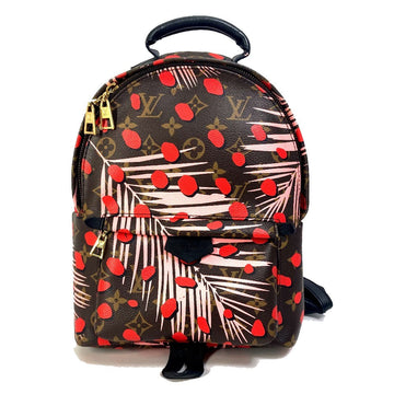 LOUIS VUITTON Backpack M41981 Monogram canvas Brown x Pink x Red Monogram Palm Springs PM Women Used