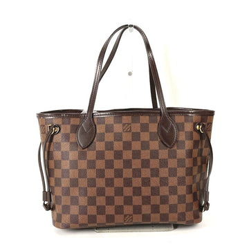 LOUIS VUITTON Tote Bag N41359 Damier canvas Brown Damier Never full PM mens Used