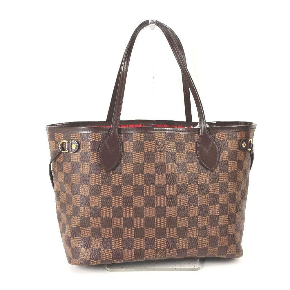 LOUIS VUITTON Tote Bag N41359 Damier canvas Brown Damier Never full PM mens Used