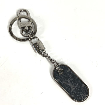 LOUIS VUITTON key ring M63618 Monogram Eclipse Canvas, Metal Silverx black Monogram Eclipse Porto Cretab Monogram ID mens Used