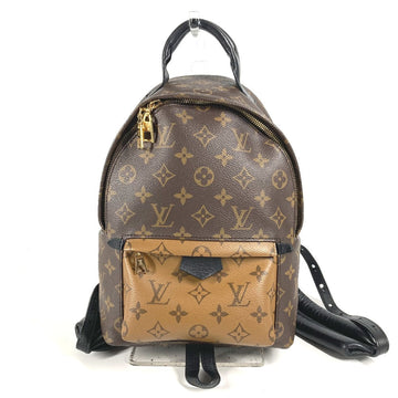 LOUIS VUITTON Backpack M44870 Monogram reverse canvas Brown x beige Monogram reverse Palm Springs Backpack PM Women Used