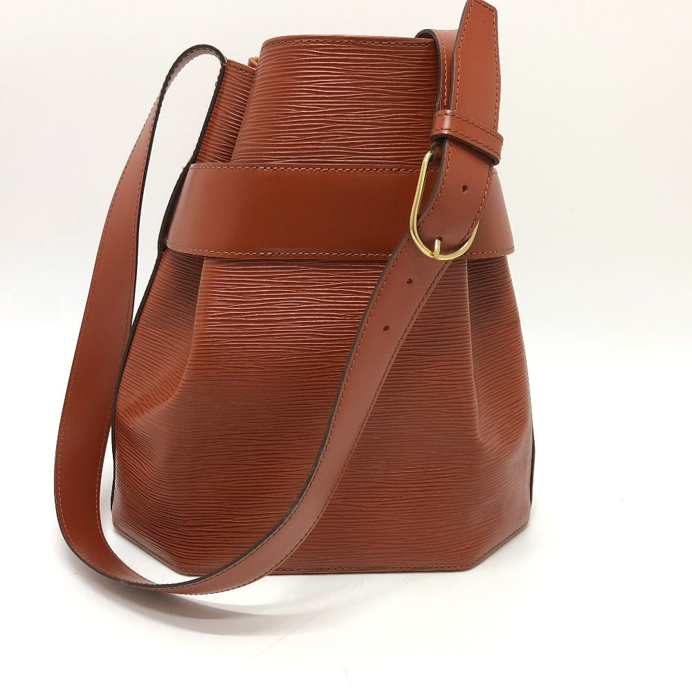 LOUIS VUITTON Shoulder Bag M80193 Epi Leather Brown Epi Sac DePaul GM Women Used