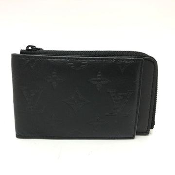 LOUIS VUITTON Coin case M81526 Monogram shadow leather black Monogram Shadow Hybrid mens Used