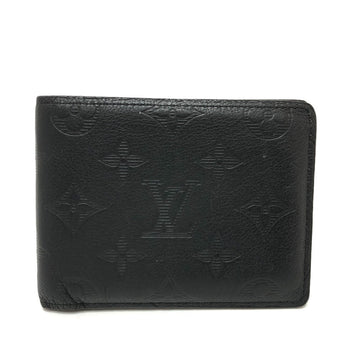 LOUIS VUITTON Folded wallet M62901 Monogram shadow leather black Monogram Portefeuille Multripru mens Used