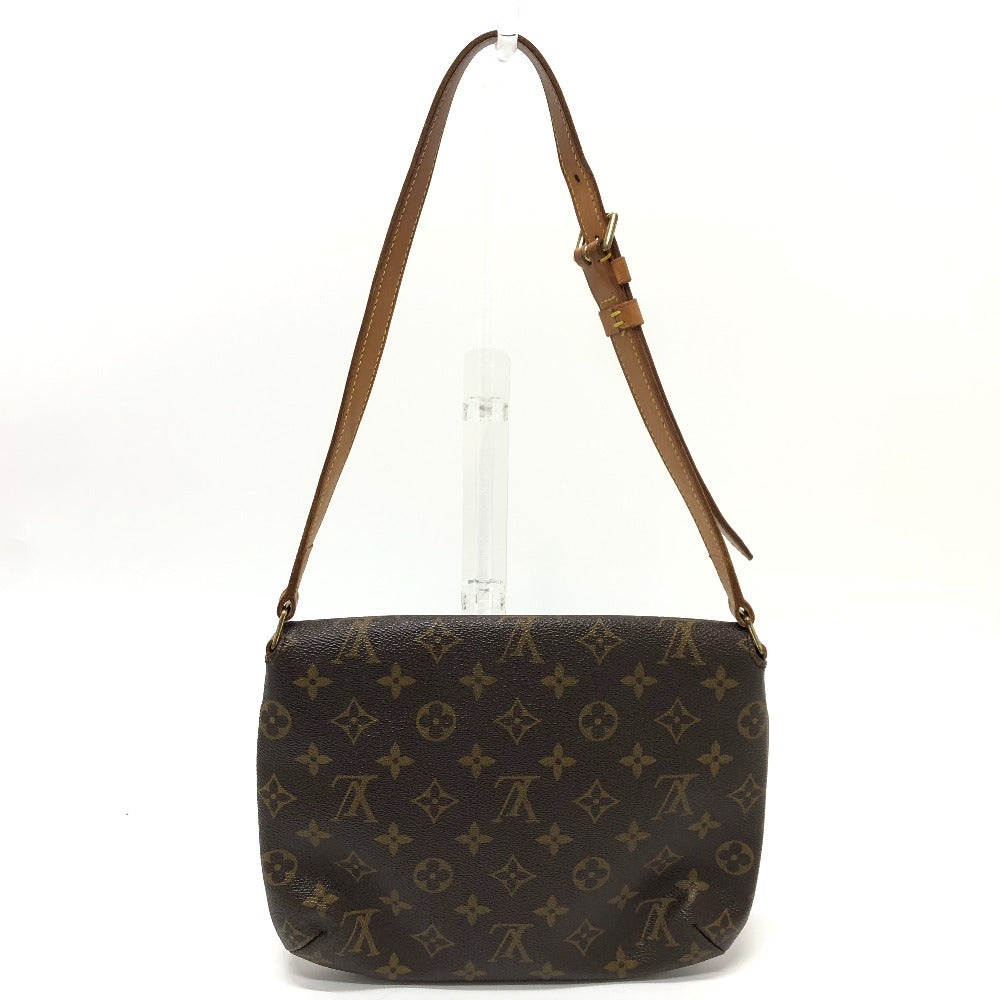 LOUIS VUITTON Shoulder Bag M51257 Monogram canvas Brown Monogram Musette Tango short Women Used