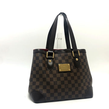 LOUIS VUITTON Tote Bag N51205 Damier canvas Brown Damier Hamstead PM Women Used