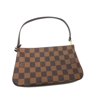 LOUIS VUITTON Shoulder Bag N51983  Damier canvas Brown Damier Navona Women Used