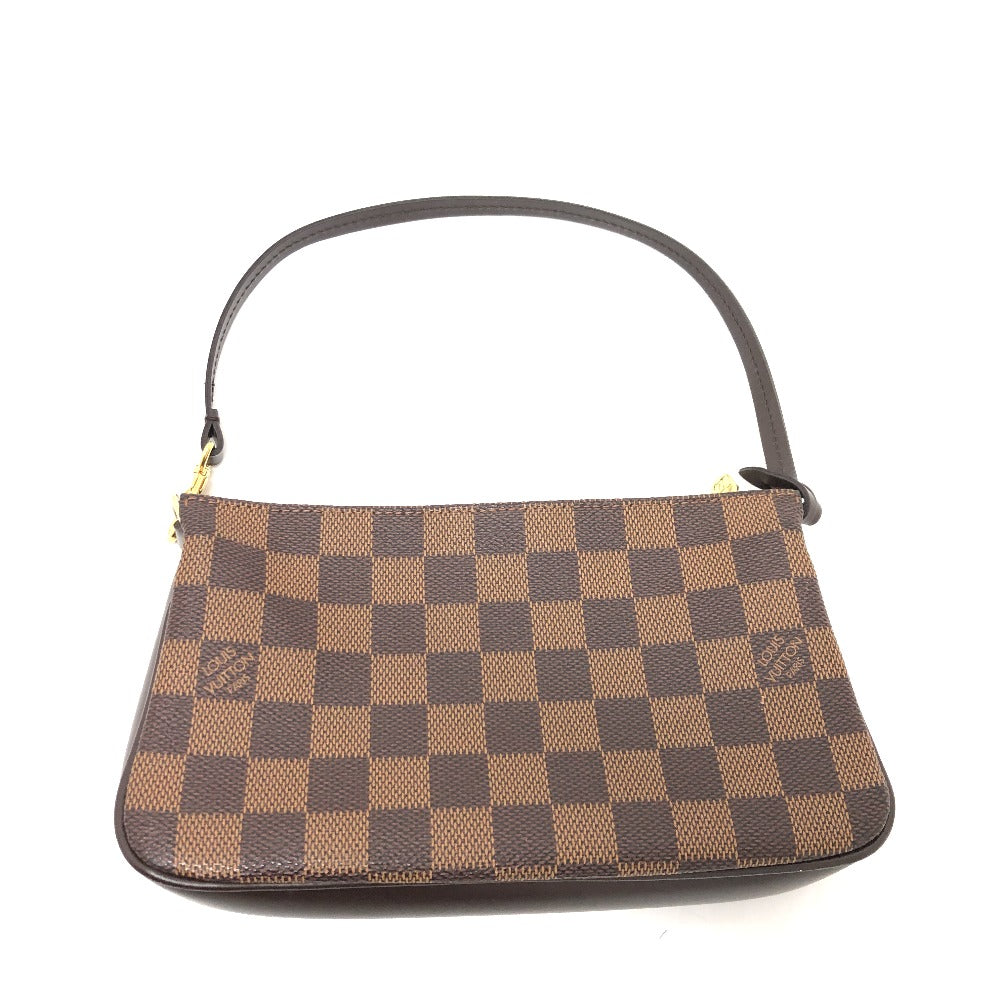 LOUIS VUITTON Shoulder Bag N51983  Damier canvas Brown Damier Navona Women Used