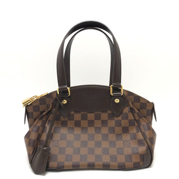 LOUIS VUITTON Handbag N41117 Damier canvas Brown Damier Verona PM Women Used