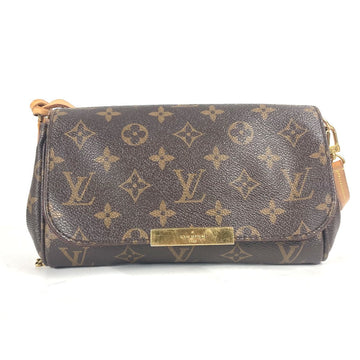 LOUIS VUITTON Shoulder Bag M40717 Monogram canvas Brown Monogram Favorit PM Women Used