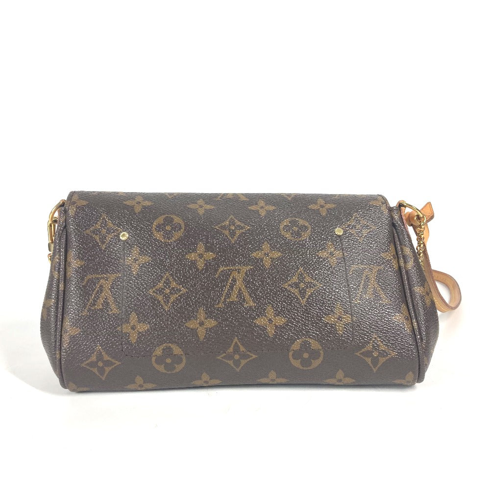 LOUIS VUITTON Shoulder Bag M40717 Monogram canvas Brown Monogram Favorit PM Women Used