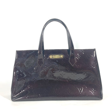 LOUIS VUITTON Handbag M93641 Monogram Vernis Purple type Monogram Vernis Wilshire PM Women Used