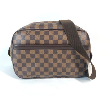 LOUIS VUITTON Shoulder Bag N45253 Damier canvas Brown Damier Reporter PM