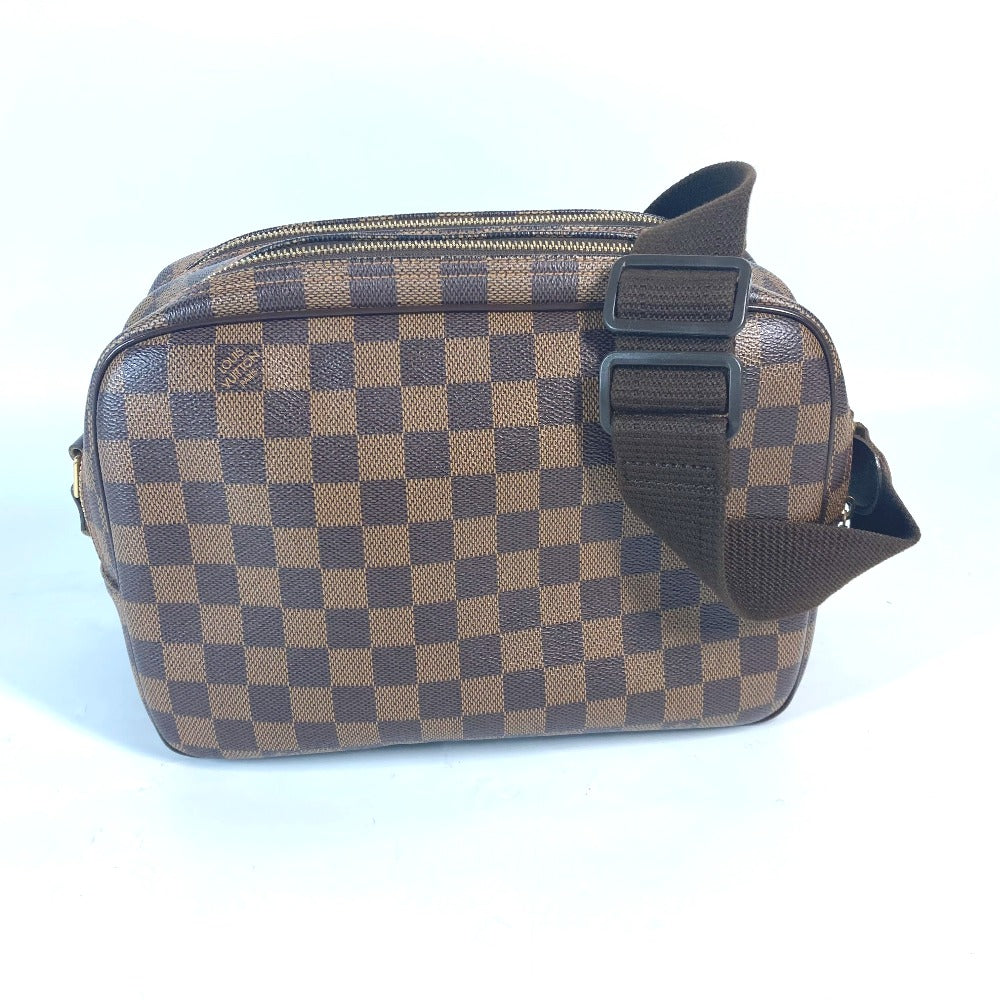 LOUIS VUITTON Shoulder Bag N45253 Damier canvas Brown Damier Reporter PM