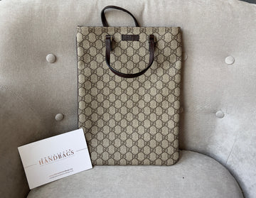 Gucci GG Canvas Vertical Flat Tote Bag