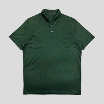 Prada Milano 2015 Black Tab Polo - M