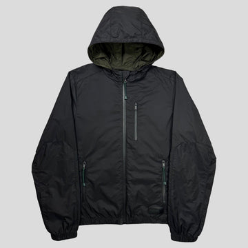 Prada Milano 2017 Rubber Logo Laminated K-way Windbreaker - L