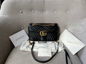 Gucci GG Black Marmont Small Shoulder Bag (RRP £1800)