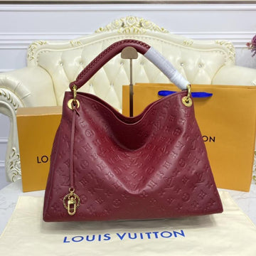 Makersluxe Monogram Artsy Bag Red - LUV 529
