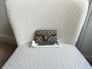 Gucci Dionysus GG Supreme Super Mini Shoulder Bag (RRP £835)