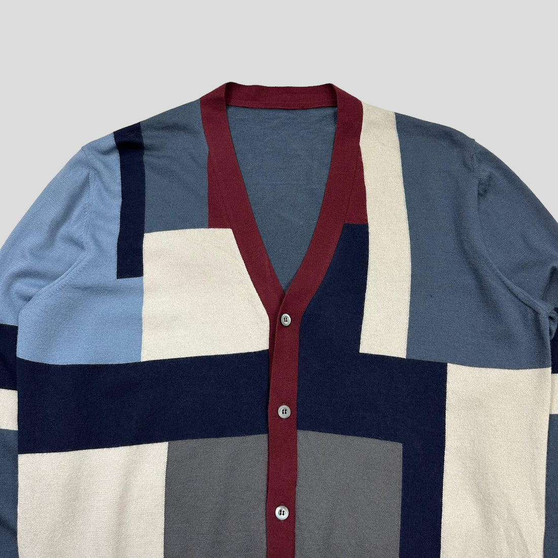 Prada Milano 2015 Geometric Cardigan - L