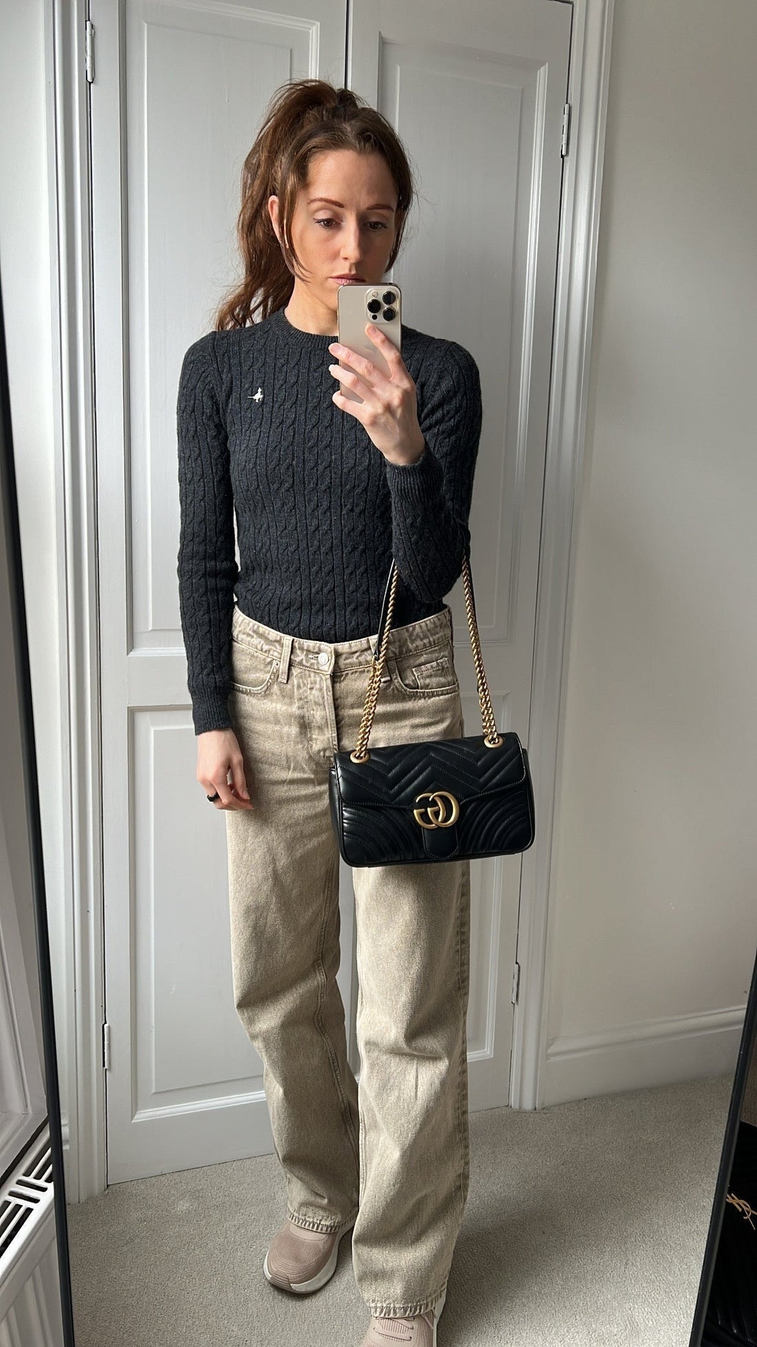 Gucci GG Black Marmont Small Shoulder Bag (RRP £1890)