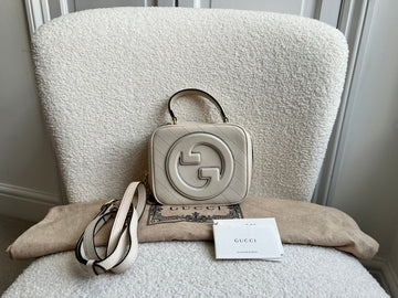 Gucci White Small Top Handle Blondie Shoulder Bag (RRP £1870)