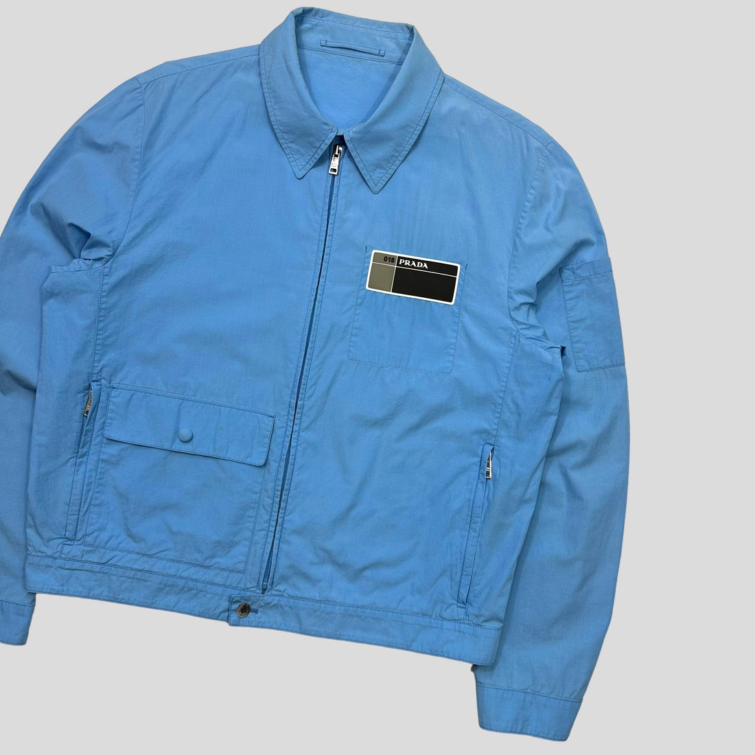 Prada Milano 2018 Rubber Logo Work Jacket - IT50