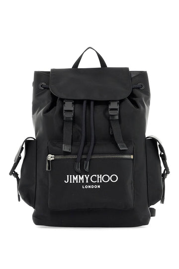 Jimmy Choo Nylon Filmore Backpack For Men