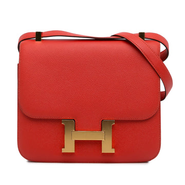 Hermès Constance 24 Red Epsom Gold