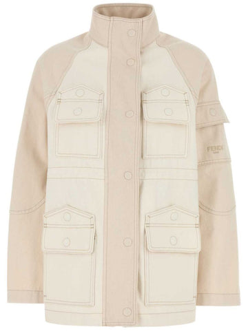 FENDI Women’s Denim Parka Jacket