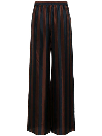 FENDI Silk Striped Trousers for Women - SS24 Collection