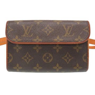 LOUIS VUITTON Waist bag M51855 Monogram canvas Brown Monogram Florentine Women Used