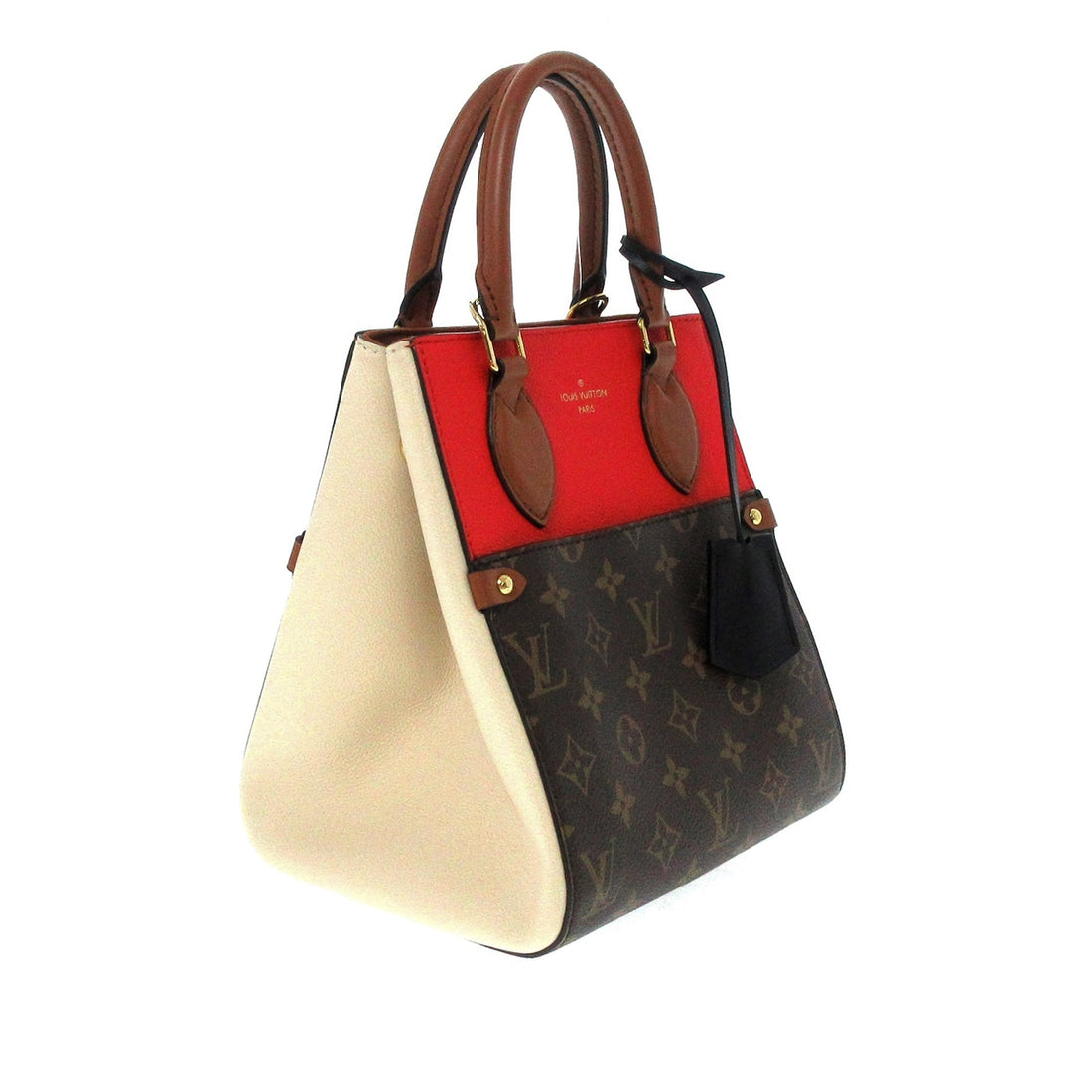 Brown Louis Vuitton Monogram Fold Tote PM Satchel