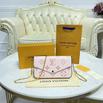 Makersluxe Light Pink Pochette Bag - LUV 562