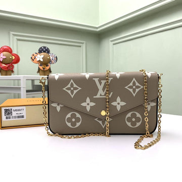 Makersluxe Beige Pochette Wallet - LUV 578