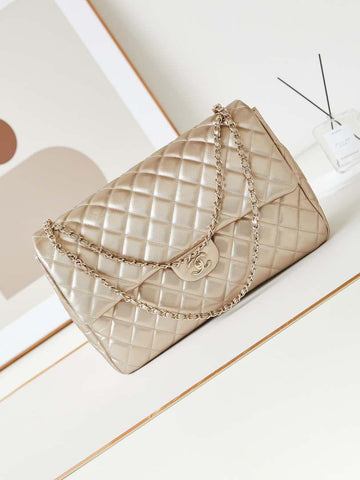 Makersluxe - Flap Bag CF Airport Calfskin & Gold-Tone Metal