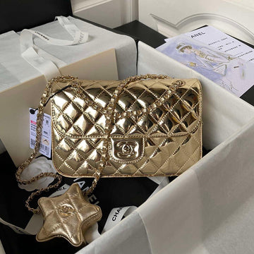 Makersluxe - Flap Bag & STAR COIN PURSE GOLD