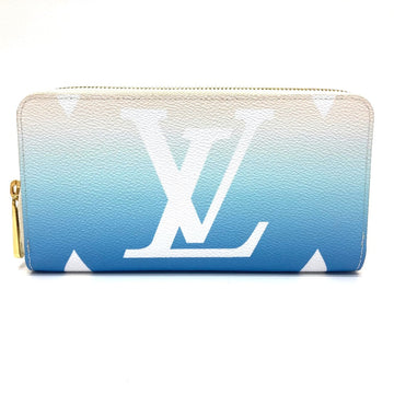 LOUIS VUITTON Long Wallet Purse M80360 Monogram canvas blue Monogram Giant By the pool Women Used
