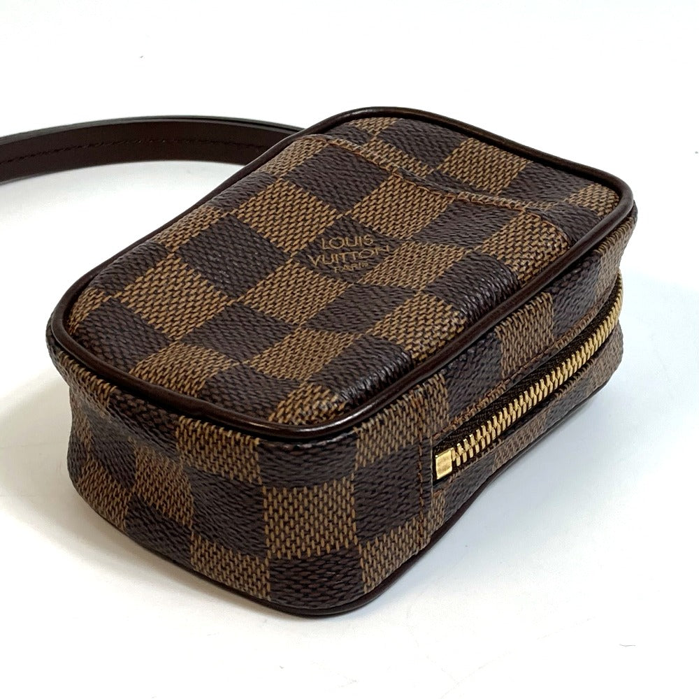 LOUIS VUITTON Shoulder Bag N61738 Damier canvas Brown Damier Etui Okapi Women Used