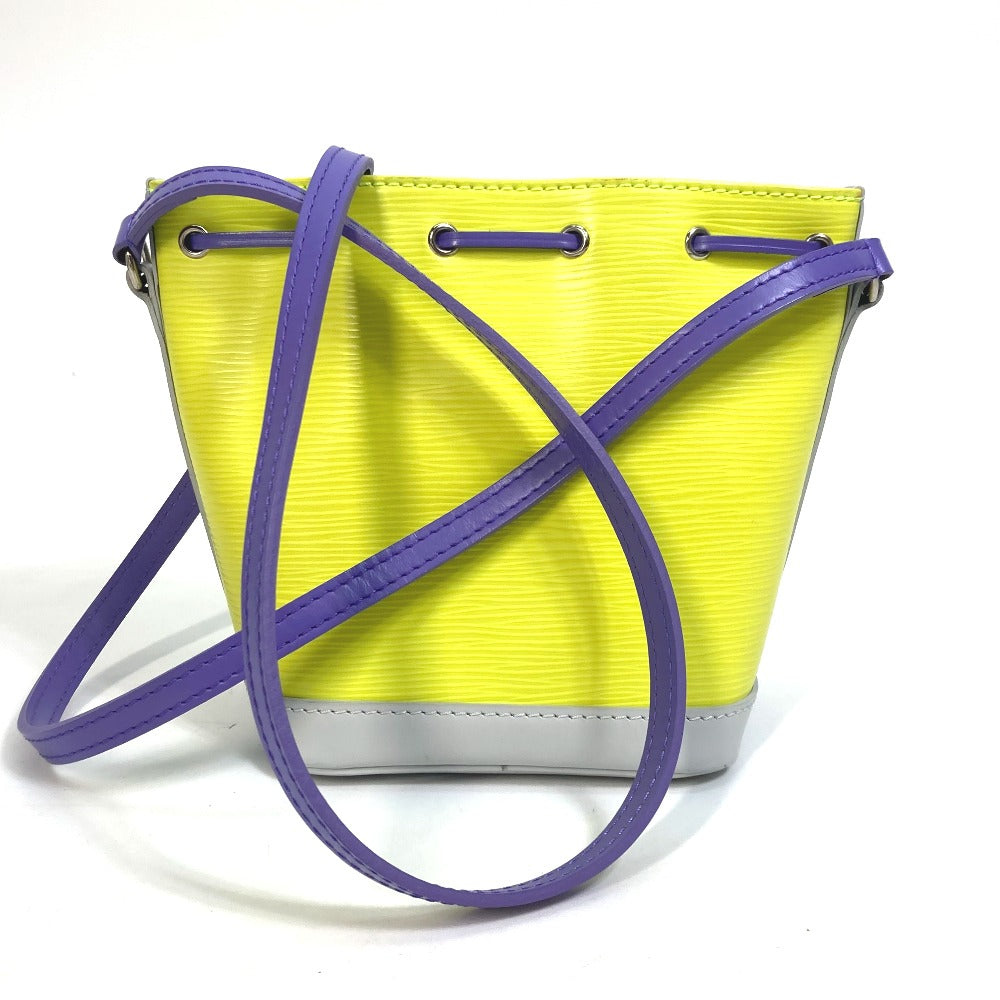 LOUIS VUITTON Shoulder Bag M42501 Epi Leather yellow Epi Mini Bag Nanonoe Women Used