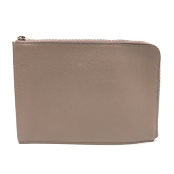 LOUIS VUITTON Clutch bag R99760 Taurillon Clemence Brown L-shaped fastener Pochette Jules PM Women Used