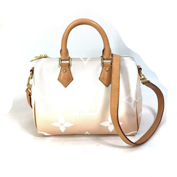 LOUIS VUITTON Handbag M45722 Monogram giant canvas Orange Monogram Giant Gradient Speedy bandouliere25 Women Used