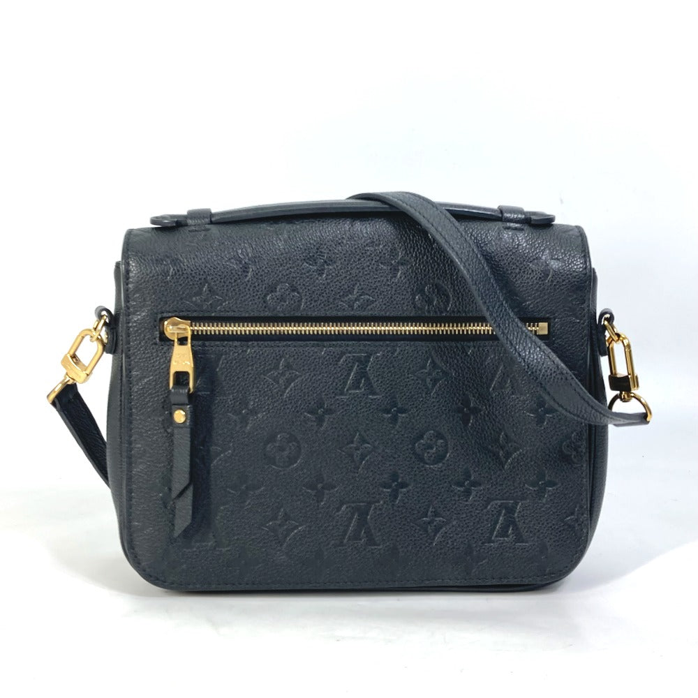 LOUIS VUITTON Shoulder Bag M41487 Monogram Ann Platt Leather black Monogram Ann Platt Pochette Metis MM Women Used
